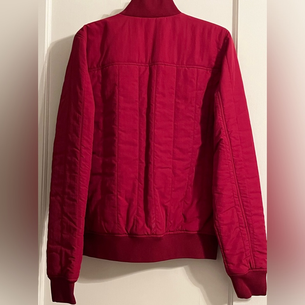 New Lacoste Red Bomber Jacket Size 36 - Picture 3 of 11